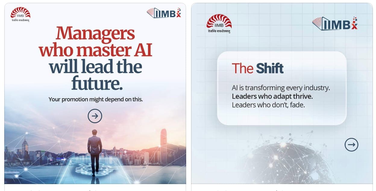 IIMBx AI for Managers — carousel card 1