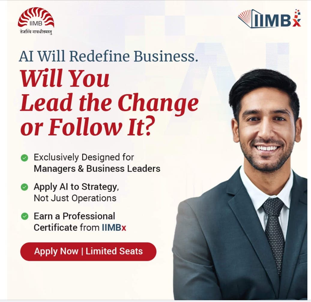 IIMBx AI for Managers — display ad 3