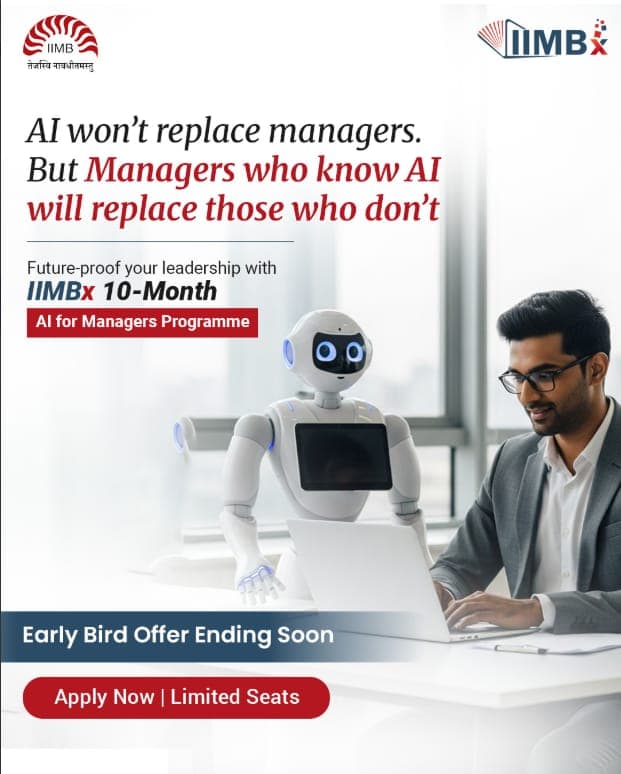 IIMBx AI for Managers — display ad 4
