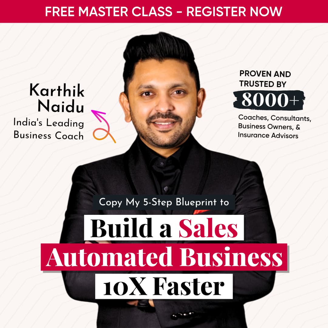Coaching Meta ad — free masterclass hook
