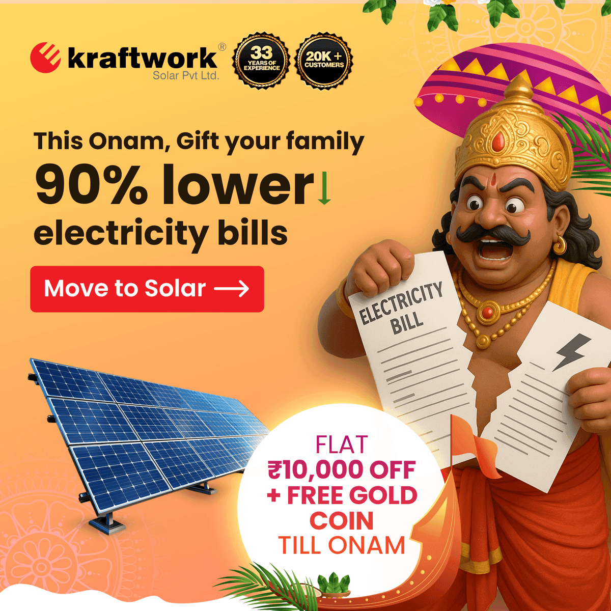 Onam solar offer