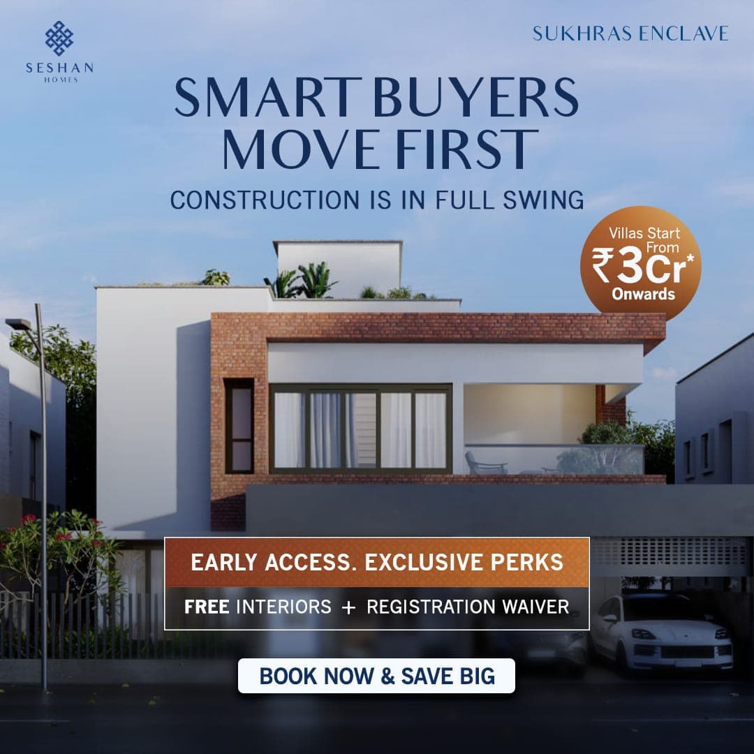 Smart-buyers angle — early access perks: free interiors plus registration waiver.